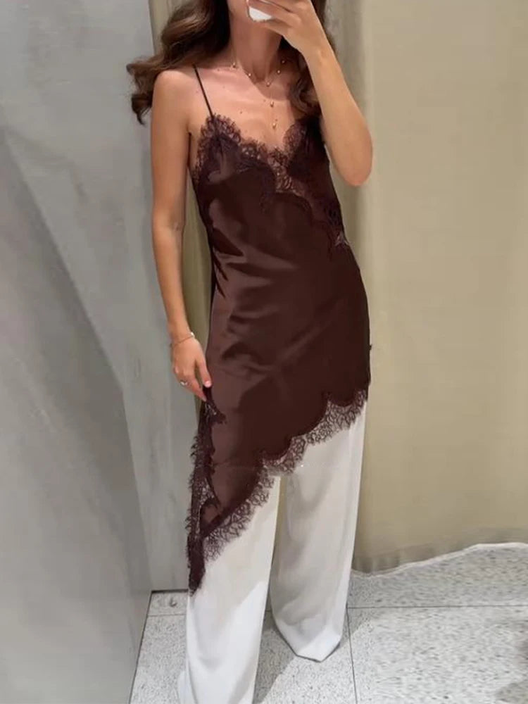 Sexy Backless Ruched Mini Dress Women Elegant Tapered Straps Square Collar Sleeveless High Waist Dresses 2025 Lady Party Gown
